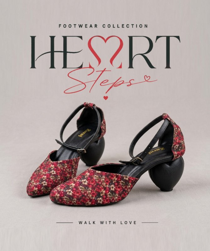 Velvet Bloom Heels